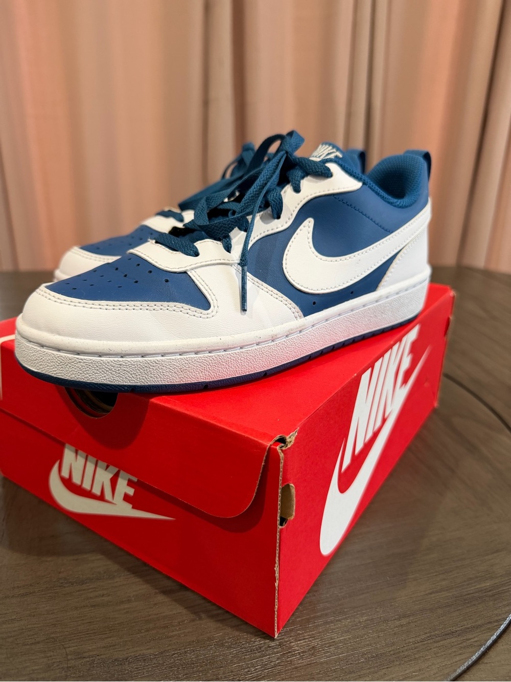 Nike Kids Low Top Sneakers - Royal Blue & White